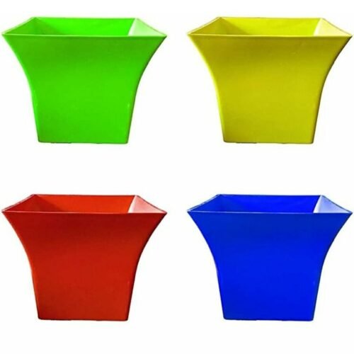 Ruby Uber 6 Plastic Planter/size 6″/(set of 6)