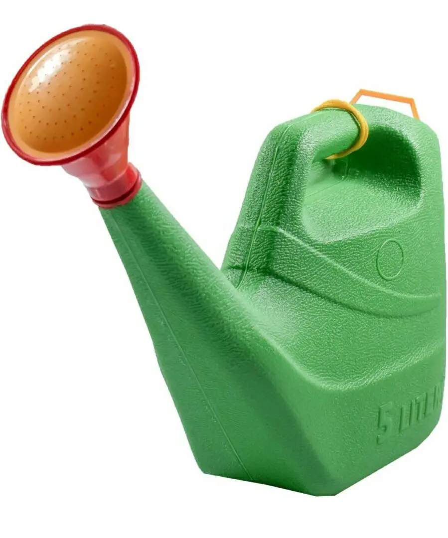 Garden Watering Can (5L) | Plastic Green Water Can With Sprayer for Plants/Garden | Indoor Outdoor Watering Shower Can | Sprinkler for Plants | Watering Hand Bottles for Garden | Water Spray Can - Image 2