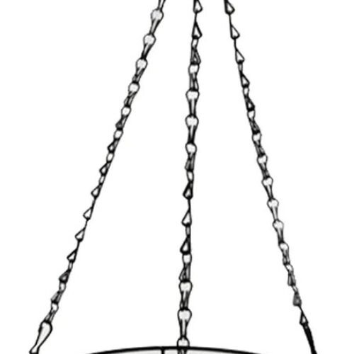 The Global Hanging Plant Basket Pot with Three Point Chain and S-Hook for Indoor and Outdoor Use – A Complete Solution for Your Green Thumb Needs 5inches